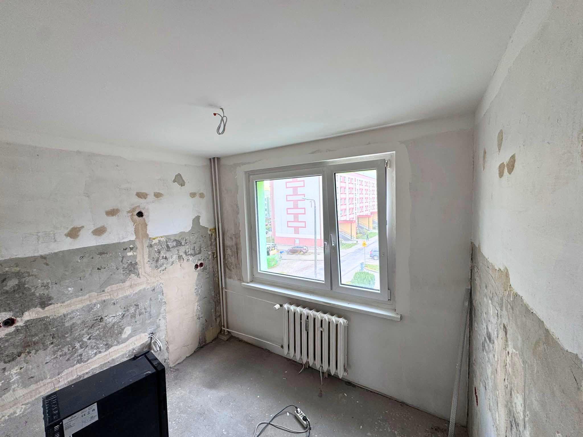 Wnętrze przed remontem w Zabrzu